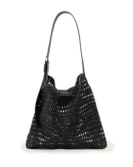Allsaints Allsaints Asha Medium Paper Mesh Shoulder Bag