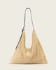 AllSaints AllSaints asha suede shoulder bag in sahara white - 1
