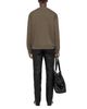 Allsaints Allsaints Aston Cotton Washed Khaki Sweatshirt - 3