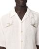 Allsaints Allsaints Avia Embroidered Swallows Linen Shirt - 5