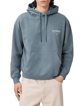 Allsaints Allsaints Backstage Logo Graphic Drawstring Hoodie