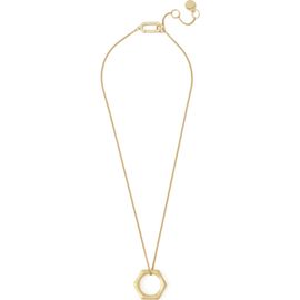 AllSaints AllSaints Bamboo Texture Pendant Necklace