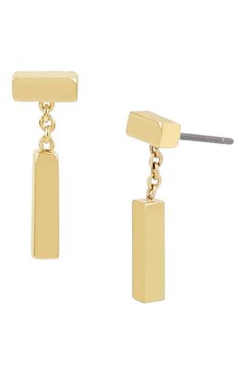 AllSaints AllSaints Bar & Chain Drop Earrings