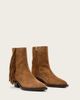 AllSaints AllSaints bazely suede fringe ankle boots in tan-Brown - 2