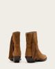 AllSaints AllSaints bazely suede fringe ankle boots in tan-Brown - 3