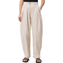 AllSaints AllSaints Becca Camo Pleated Cotton Trousers
