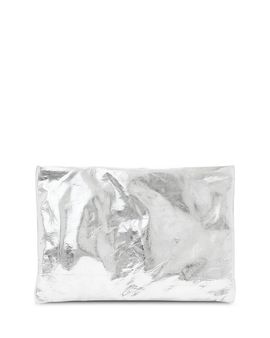 Allsaints Allsaints Bettina Large Metallic Leather Clutch
