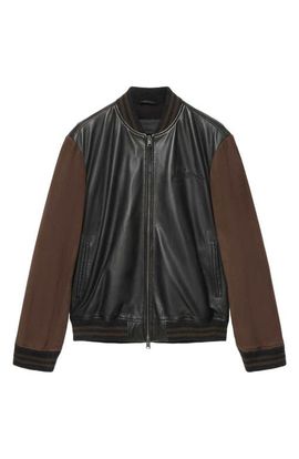 AllSaints AllSaints Blanco Leather Bomber Jacket