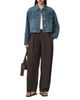 Allsaints Allsaints Blink Cotton Denim Cropped Jacket - 5