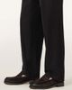 AllSaints AllSaints Bloom leather loafers in oxblood red - 3