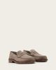AllSaints AllSaints Bloom soft suede leather loafers in brown - 1