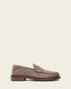 AllSaints AllSaints Bloom soft suede leather loafers in brown - 2