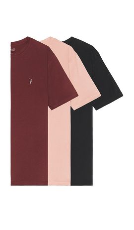 ALLSAINTS ALLSAINTS Brace Crew 3 Pack Tees