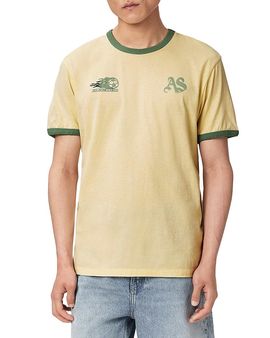 Allsaints Allsaints Brasilia Logo Graphic Ringer T-Shirt