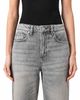 Allsaints Allsaints Brooklyn High Rise Straight Leg Jeans in Destroy Grey - 4