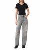 Allsaints Allsaints Brooklyn High Rise Straight Leg Jeans in Destroy Grey - 5