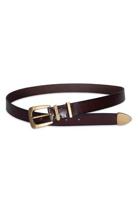 AllSaints AllSaints Calfskin Leather Belt