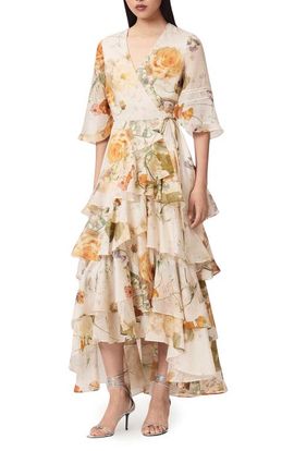 AllSaints AllSaints Camellia Floral Print Wrap Dress