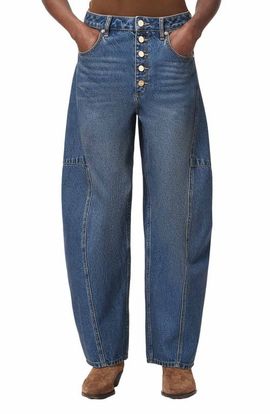 AllSaints AllSaints Carter Button Fly High Waist Boyfriend Jeans