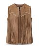Allsaints Allsaints Carter Tassel Suede Vest - 6
