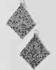 AllSaints AllSaints Chain Mesh Statement Earrings in Silver, Women's at Urban Outfitters - 3