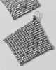 AllSaints AllSaints Chain Mesh Statement Earrings in Silver, Women's at Urban Outfitters - 4