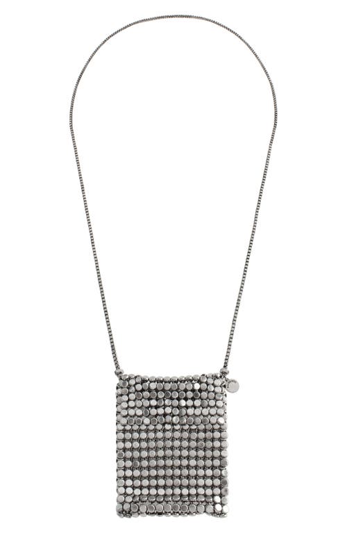 AllSaints AllSaints Chainmail Bag Long Pendant Necklace