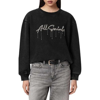 AllSaints AllSaints Chains Pippa Embellished Sweatshirt