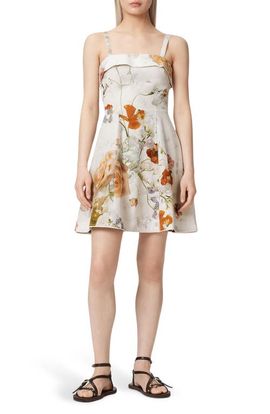 AllSaints AllSaints Char Floral Print Minidress