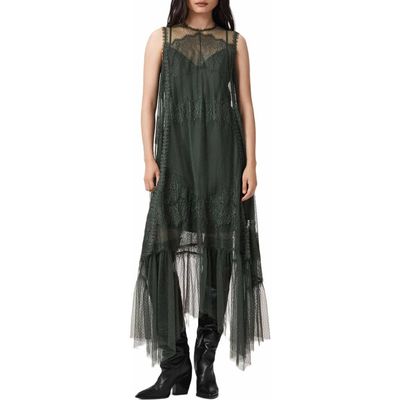 donna karan lace handkerchief dress Donna Karan New York Lace Dress Women 8 Black Handkerchief Hem Cocktail