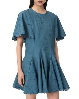 Allsaints Allsaints Corla Embroidered Dress