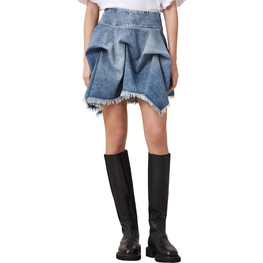 AllSaints AllSaints Crissy Gathered Denim Skirt