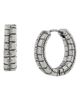 AllSaints AllSaints Croc Embossed Huggie Hoop Earrings - 1