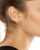 AllSaints AllSaints Croc Embossed Huggie Hoop Earrings - 2