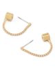 AllSaints AllSaints Crystal Front-to-Back Hoop Earrings - 3