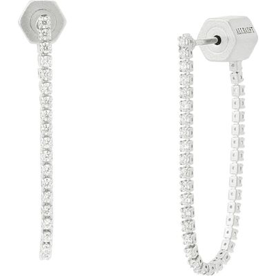 AllSaints AllSaints Crystal Front to Back Earrings