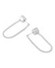 AllSaints AllSaints Crystal Front to Back Earrings - 3