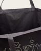 AllSaints AllSaints Decent logo large canvas tote bag in washed black - 2