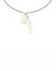 AllSaints AllSaints Dog Tag Pendant Necklace - 1