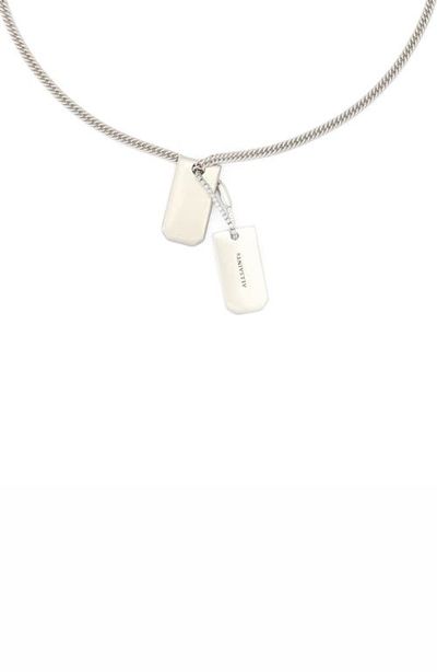 AllSaints AllSaints Dog Tag Pendant Necklace
