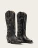 AllSaints AllSaints dolly cowboy boots in dark brown - 1