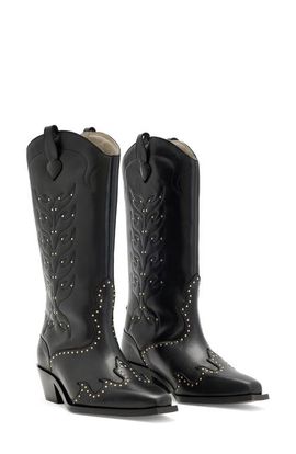 AllSaints AllSaints Dolly Studded Western Boot