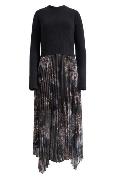 AllSaints AllSaints Donatella Long Sleeve 2-in-1 Sweater & Dress Set
