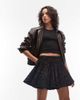 AllSaints AllSaints Dotty lace mini skirt in black - 1