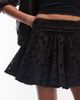 AllSaints AllSaints Dotty lace mini skirt in black - 3