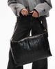 AllSaints AllSaints edbury panel shoulder bag in black - 1