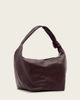 AllSaints AllSaints Effie knot large leather shoulder bag in burgundy-Red - 2