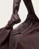 AllSaints AllSaints Effie knot large leather shoulder bag in burgundy-Red - 3