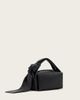 AllSaints AllSaints Effie knot leather micro shoulder bag in black - 1