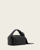 AllSaints AllSaints Effie knot leather micro shoulder bag in black - 3